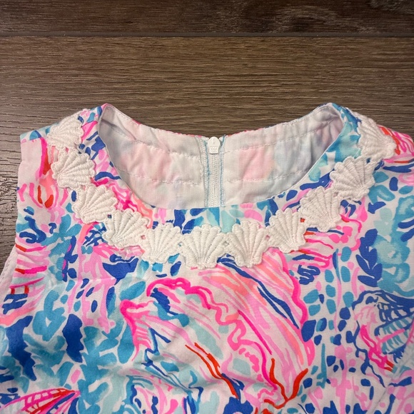 Lilly Pulitzer Little Lilly Classic Shift Treasure Trove Size 6 Preppy, Beach - Picture 3 of 12